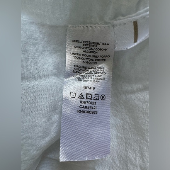 Loft Soft Blue Eyelet Lace Sleeveless Dress Size XL - Picture 6 of 6